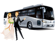 заказ автобуса на свадьбу